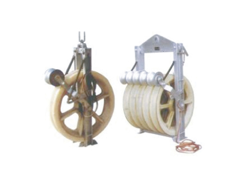 帶接地輪放線(xiàn)滑車(chē)